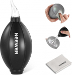 NEEWER 2 in 1 kaamera objektiivi puhastuskomplekt elektroonikale, nutitelefonidele, tahvelarvutitele, 1 x kaamera &otilde;hupuhur + 1 x pehme puhastuslapp, HM-50