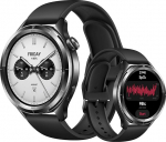 XIAOMI Watch S4 Black - 1,43-tolline AMOLED, 2200 Nits, 15-p&auml;evane aku, 5ATM veekindel, s&uuml;dame l&ouml;&ouml;gisageduse ja SPO₂ andur, Bluetooth 5.3, alumiiniumist korpus.