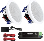 STUDIOFINIX 5,25-tolline Bluetooth-k&otilde;lar, maksimaalne energiatarbimine 300 W siseruumides, nagu k&ouml;&ouml;k, elutuba, &otilde;ppetuba, kelder, kodukino ja kaetud terrass.