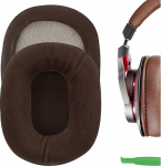Geekria k&otilde;rvapadjad ATH M50, M50X, M50S, M50cwh, M45, M30, M35, M20, M10, ATHSX1, PRO5 k&otilde;rvaklappide asendusk&otilde;rvapadi / k&otilde;rvapadi / k&otilde;rvapadjad / k&otilde;rvakatted / k&otilde;rvapadjad remonditarvikud (pruun samet)