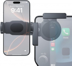 SKTU auto mobiiltelefoni hoidik Toyota RAV4 2022-2025, pikendatav mobiiltelefoni autohoidik, 360&deg; p&ouml;&ouml;ratav 10,5-tollise navigatsiooni Toyota tarvikud, iPhone, Galaxy, Mate jne. jaoks. [Kevadklamber]