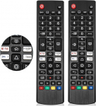AKB76040302 Universaalne asenduspult, mis &uuml;hildub LG Smart TV UP70 UP75 UP76 UP80 UP87 UQ9000 UQ7070 UQ7570 UQ8000 2 pakki