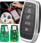 Autel Original Key Blank IKEYAT004CL, 2025 universaalne autov&otilde;tme asendaja, 4 nuppu, 700+ s&otilde;idukit, OBD &otilde;ppimine, Dual Band, 40 meetri kaugjuhtimispult, &uuml;hildub KM100-ga