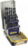IRWIN Tools Black Oxide Metal Index Drill Bit Set with Case, 29-Piece (3018004)