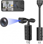 Yadayuki WiFi Camera, Mini WiFi Camera with Motion Detection, USB Small Camera for Home/Office Security Surveillance Camera (BY-11)