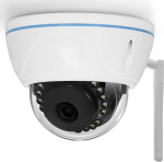 Alecto DVC136IP V&auml;litingimustes kasutatav kuppelvalvekaamera, IP-kaamera WiFi ja IP55, toetab 128G SD-kaarti (ilma), valge v&auml;rviga