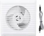 Focket Solar Powered Extractor Fan, 12V 50W IP67 veekindel ventilaator p&ouml;&ouml;ningule, kuurile, garaažile, kasvuhoone ventilatsioonile, seinale paigaldatud ruloodega ventilaator koos kaitsva v&otilde;rega