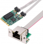 NFHK 2500Mbps 2.5Gbps kuni 2230 NGFF A+E-Key GBE Gigabit 1000Mbps Ethernet v&otilde;rgu LAN kaabel adapter lauaarvuti emaplaadile