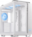 ASUS TUF Gaming GT502 Plus TG White Modular PC Case (Kahekambriline korpus, kuni 3 kohta 360 mm radiaatoritele v&otilde;i kuni kolmeteistk&uuml;mnele 120 mm ventilaatorile, klaaspaneelid, panoraamvaade, valge)