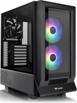 Thermaltake Ceres 350 MX Black, ATX Midi-Tower, 2 esipaneeli (karastatud klaas/v&otilde;rk), varjatud pistikutugi, 2 x 140 mm ARGB, USB-C, vaikset &otilde;huvoolu