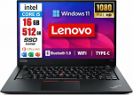 Lenovo ThinkPad T490s s&uuml;learvuti | 14 tolli | 1920 x 1080 | Intel Core i7-8665U | 16 GB DDR4 RAM | 512 GB NVMe | DE-QWERTZ | Windows 11 Pro | 1 aasta garantii | (renoveeritud)