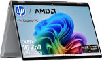 HP OmniBook X Flip 2-in-1 Next Gen AI s&uuml;learvuti, AMD Ryzen AI 7 350 (8C), spetsiaalne NPU AI jaoks, 50NPU Tops, Copilot+ PC, 16-tolline 3K 2880 x 1800 OLED puuteekraan, 16 GB, 1 TB SSD, Win11, QWERTZ, h&otilde;bedane