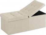 35.4" BEIGE Voodipesu Ottomani