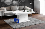 designimpex HM-333 kohvilaud High Gloss pikendatav k&otilde;rgusreguleeritav 120 x 170 cm kaasaegne mitmek&uuml;lgne elutoa laud s&ouml;&ouml;gilaud k&otilde;rvallaud diivanilaud ruumi s&auml;&auml;stev kvaliteetne elutuba