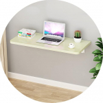 Seinale paigaldatav kokkupandav s&ouml;&ouml;gilaud V&auml;ike laud seinale valge 80 x 40 cm Lihtne kokku klappida &uuml;he sekundiga