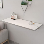 Seinale paigaldatav kokkupandav laud v&auml;ikestesse ruumidesse, Simple B seinale paigaldatav laud koos tarvikutega (valge, 70 x 50 cm)