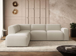 GRAINGOLD Eluno Ecksofa 292x220 cm, L-kujuline diivan, Sofa f&uuml;r Wohnzimmer, Boucl&eacute; Stoff, 4-Sitzer Eckcouch, Modernes Design (Beige, Links)