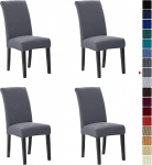 Howhic Stretch toolikatted s&ouml;&ouml;gitoa jaoks, eemaldatav pestav s&ouml;&ouml;gitool Slipcovers Seat Protector, suur kodu kaunistamiseks ja bankettide polsterdamiseks (Hall, 4 Pack)