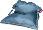 Fatboy Buggle-Up Bean Bag - Reguleeritav &uuml;he- ja kahekohaline lamamistool - kergesti puhastatav Bean Bag t&auml;iskasvanutele sise- ja v&auml;litingimustes kasutamiseks - mugav pol&uuml;estrist lugemistool - 185 x 137 cm - teksad helesinine