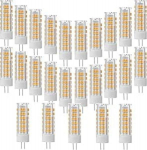 ZHIYUE 25 G4 7W LED Bulbs, Warm White 3000K 700 Lumens AC220-240V Non-Dimmable Replace G4 70W Halogen Bulb, 360&deg; Beam Dual-Pin G4 Socket JC Type, Living Room Chandelier, Wall Light, Kitchen