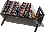 MIN WIN Plaadihoidla 80 LP plaadiplatvormi 1 tasandiline vin&uuml;&uuml;lriiul reguleeritava vaheseinaga korraldaja CD-albumite ja ajakirjade jaoks Pruun 40 x 20 x 24 cm