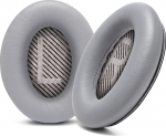 WC Wicked Cushions asendusk&otilde;rvapadjad, mis &uuml;hilduvad Bose QuietComfort 35 (QC35) ja QuietComfort 35ii (QC35ii) k&otilde;rvaklappidega ja muuga - Parem mugavus ja vastupidavus | Silver