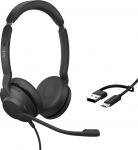 Jabra Evolve2 30 SE telefoni k&otilde;rvaklappide juhtmega stereokomplektid mustad mikrofoniga m&uuml;rasummutusega