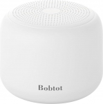 Bobtot kaasaskantav Bluetooth-k&otilde;lar, juhtmevaba veekindel k&otilde;lar valju stereoheliga, 15 tundi m&auml;nguaega, laetav aku, sisseehitatud mikrofon koos rihmaga (valge)