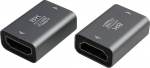 HDMI 2.1 Coupler Adapter 8K 2 Pack Female to Female HDMI Port toetab 8K @ 60Hz, 4K @ 120Hz UHD HDR, eARC pikendada HDMI kaablid &uuml;hendamiseks Laptop, HDTV, PC