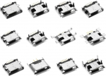 60 tk Micro USB Type B Female 5-pin 180 kraadi meesadapteri asendaja Jack pistikupesa jaoks