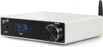 Dynavox DA-200 HiFi-v&otilde;imendi, kompaktne D-klassi digitaalne stereov&otilde;imendi BT 5.0, USB-DAC, optiline ja koaksiaalne, subwooferi v&auml;ljund, elegantne alumiiniumist korpus, ideaalne PC audio ja muusika voogedastuse jaoks, valge v&auml;rvi