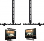 UNHO Under TV Soundbar Mount, universaalne Soundbar Mount teleri kohal v&otilde;i all, sobib k&otilde;igile teleritele