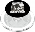 Krampus D&auml;monischer Weihnachtsmann Kramperl T Krampus Run PopSockets PopGrip f&uuml;r MagSafe
