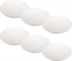 IMIKEYA Pack of 6 Woven PP Place Mats Plastic Table Mat Heat Resistant Wipe Clean Round for Dining Table Party K&ouml;&ouml;k