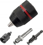 Schnellwechsel-Schnellwechsel-Schnellspannbohrfutter, 1,5-13 mm, selbstspannend, 1,27 cm (1/2 Zoll), 20UNF-Gewinde, Handbohrfutter, Konverter, Schnellwechseladapter f&uuml;r Schlagschrauber