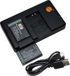 DSTE NB-13L QIAOJINLIN 3.6V 1500mAh liitiumaku + topeltlaadija, mis &uuml;hildub Canon PowerShot G5X G7X G9X, G5X Mark II, G9X Mark II, SX620 HS, SX740 HS, digikaameraga.