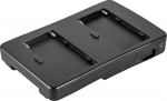 ayex aku adapterplaat kahe pesaga NP-F970 F750 F550 F2-BP ideaalne asendus V-mount akudele F2-BP