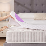 LANOX Gel Memory Foam madratsipealne H3 - 7,5 cm Gel Topper 140 x 200 cm, ortopeediline ja mugav, r&otilde;hu leevendav, eemaldatava ja pestava kattega Box Spring voodile ja diivanvoodile.