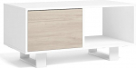 Skraut Home MESAWINDBLROTALB02 kohvilaud elutuppa, tamm, valge tamm, 92 x 50 x 45 cm