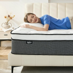 Madrats 80 x 200 cm, vedrumadrats H3 k&otilde;rgus 31 cm, 7-tsooniline ortopeediline taskuvedrumadrats Comfort Memory Foam kihiga.