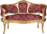 Cat099a05 Palazzo Exclusive Baroque diivan punane