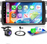 VECHTEL 8 Core 6G + 128G autoraadio Android 15 Mercedes Benz Smart Fortwo 2005-2010, 9-tolline IPS HD puuteekraaniga autoraadio traadita Carplay Android auto DSP GPS Wi-Fi USB Bluetooth 5.0 FM RDSiga