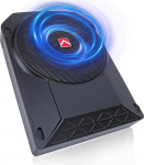 VINGVO Subwoofer Auto,10Zoll 800W Aktiv Subwoofer F&uuml;r Auto,2.6 Ohm Ultra Flach Untersitz Subwoofer Autos Aktiv Mit Verst&auml;rker Controller Tiefton Lautsprecher Fahrzeug LKW SUV (Schwarz)