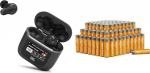 JBL Tour Pro 2 - T&otilde;elised juhtmevabad k&otilde;rvaklapid - kuni 40 tundi m&auml;nguaega vaid &uuml;he akulaadimisega ja Amazon Basics AA leelispatareidega