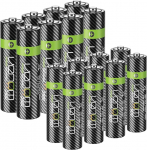 Venom laetav AA ja AAA aku multipakett (sisaldab 8 x AA ja 8 x AAA) - 2100 mAh / 800 mAh - 1,2 V NiMH