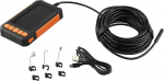 Endoskop mit Doppelobjektiv, 1080P IP67 wasserdichte Inspektionskamera, 2000 mAh, Endoskop f&uuml;r die Wartung von Autorohrkan&auml;len, Einzel-/Doppelobjektiv (Doppelkopf, 10 m)