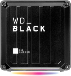 WD_Black D50 Game Dock (2x Thunderbolt 3 pordid, DisplayPort 1.4, 2x USB-C, 3x USB-A, heli sisse/v&auml;lja ja Gigabit Ethernet kohandatav RGB-valgustus) Mustanahaline