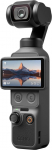 DJI Osmo Pocket 4 Essential Combo, tasku Gimbal Vlogi kaamera, 1-tolline CMOS ja 4K/240fps, 3-teljeline stabiliseerimine, 2 x kadudeta zoom, 14-tasemeline d&uuml;naamiline ulatus, 107 GB sisseehitatud m&auml;lu