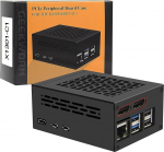 Geekworm X1301-C1 metallist korpus Raspberry Pi 5 ja X1301 Hdmi to CSI-2 jaoks