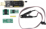 1 komplekt CH341A 24/25 seeria EEPROM Flash BIOS USB programmeerija koos SOIC8 SOP8 adapteri mooduliga emaplaadi marsruutimise LCD-paneeli programmeerimiseks